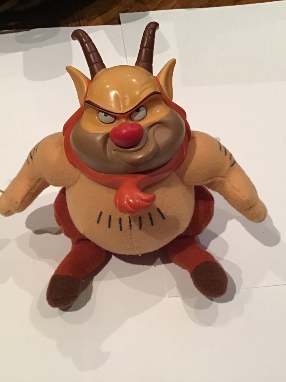 Vintage 1997 Mattel Disney Hercules philoctetes plush doll